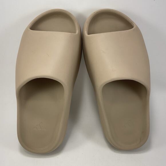 Adidas Yeezy Slides Womens Size 9 Pure Beige Tan Sandals, No Box - Picture 5 of 9